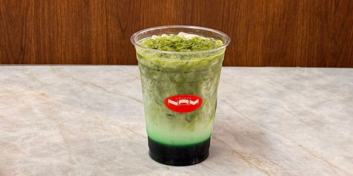 Pandan Matcha menu item