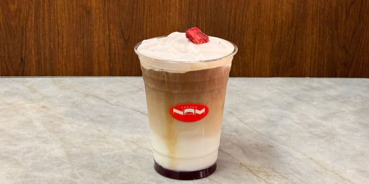Strawberry Latte menu item